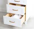 
                  
                    Bridgeport 24" Satin White Bathroom Vanity - All Drawers
                  
                