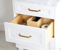 
                  
                    Bridgeport 24" Satin White Bathroom Vanity - All Drawers
                  
                