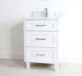 
                  
                    Bridgeport 24", Teodor® Satin White Vanity Teodor
                  
                