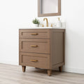 
                  
                    Bridgeport SLIM 30" Almond Coast Bathroom Vanity - All Drawers Teodor Bathroom Vanity Canada
                  
                