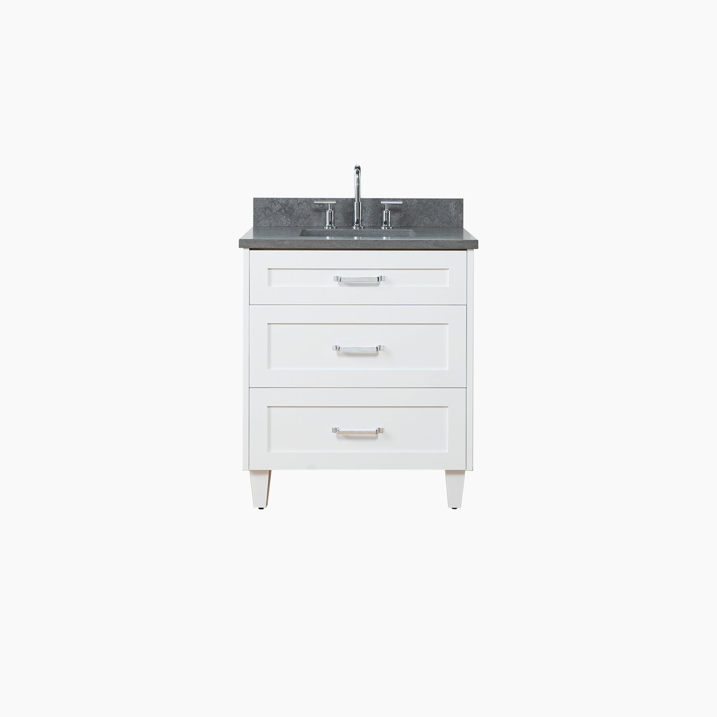 Bridgeport 30" Satin White Bathroom Vanity