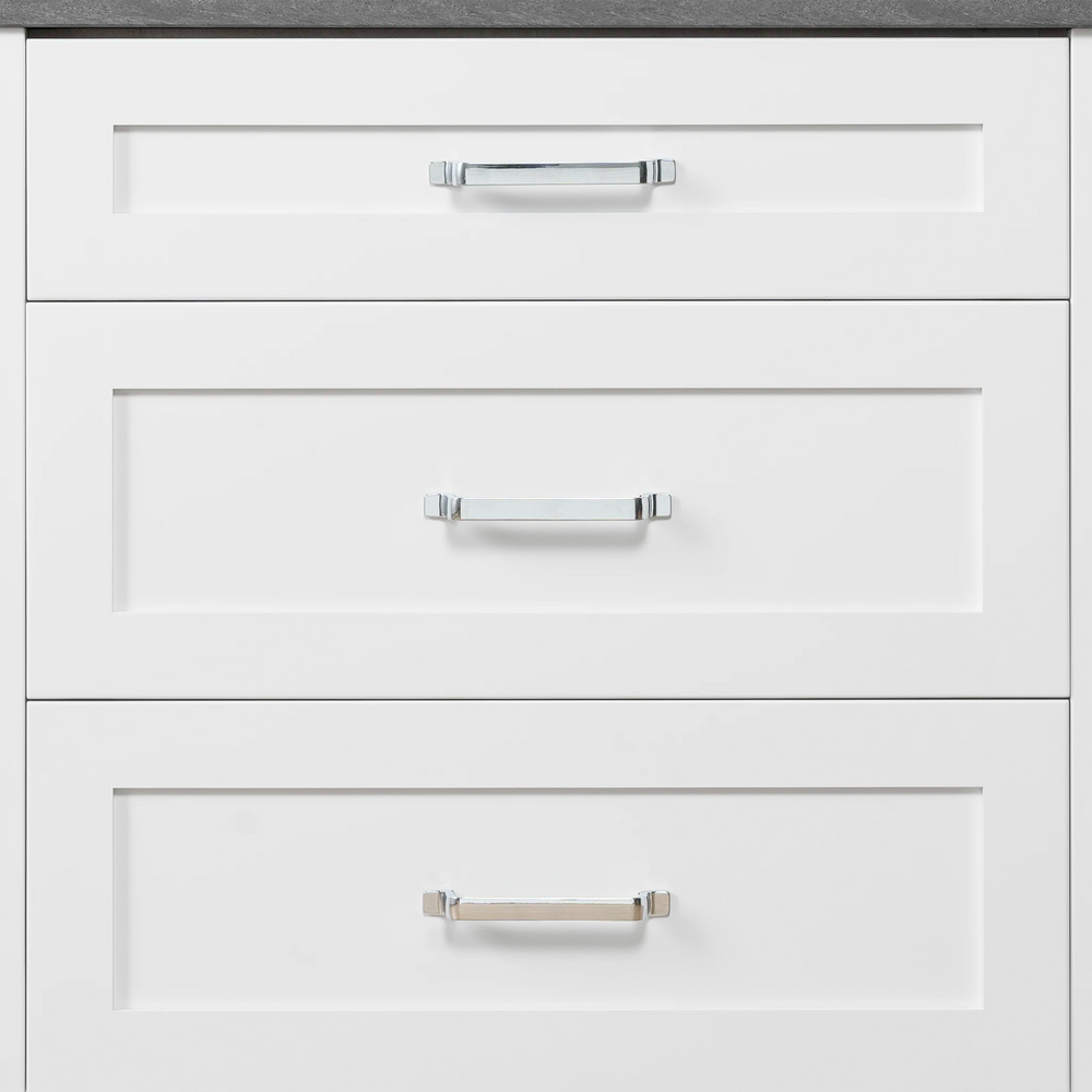 
                  
                    Bridgeport 30" Satin White Bathroom Vanity - All Drawers
                  
                