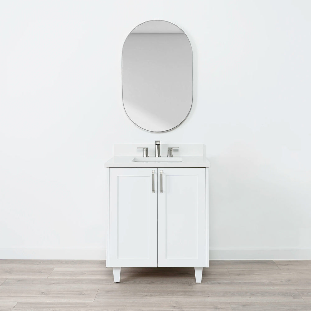 
                  
                    Bridgeport 30" Satin White Bathroom Vanity
                  
                