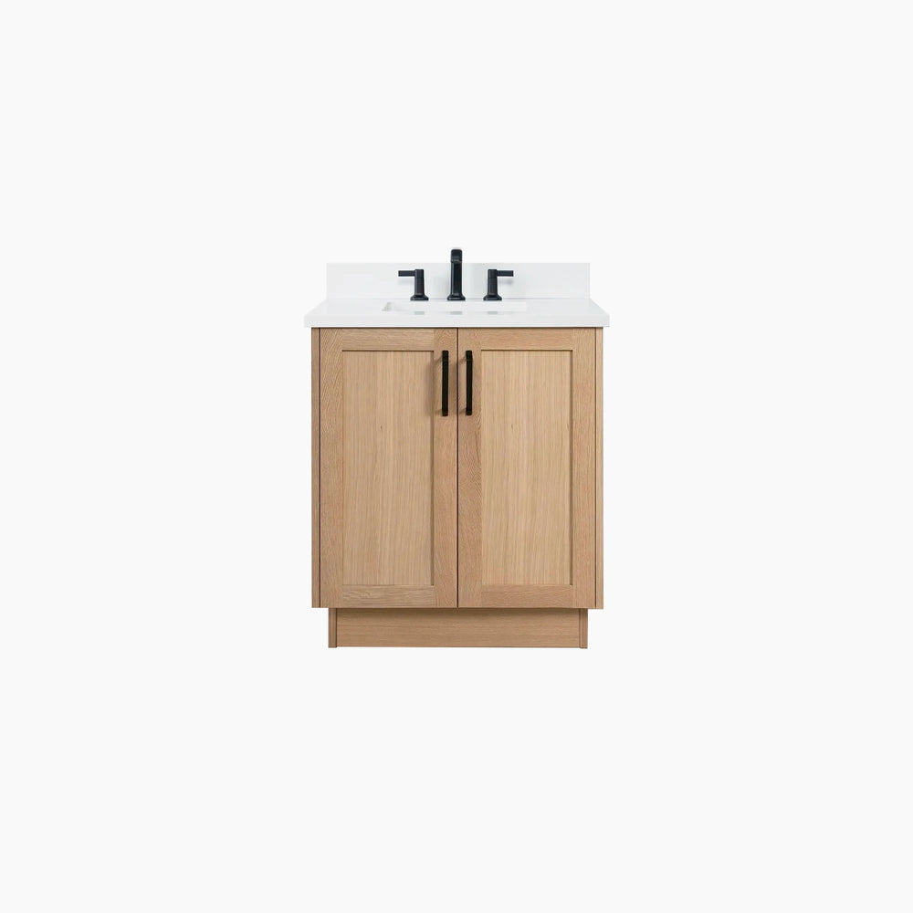 
                  
                    Bridgeport SLIM 30" White Oak Bathroom Vanity
                  
                