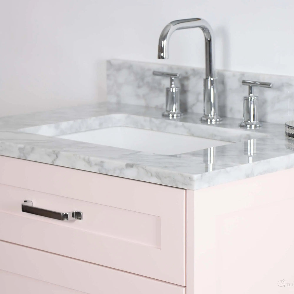 
                  
                    Bridgeport 30" Champagne Pink Bathroom Vanity - All Drawers
                  
                