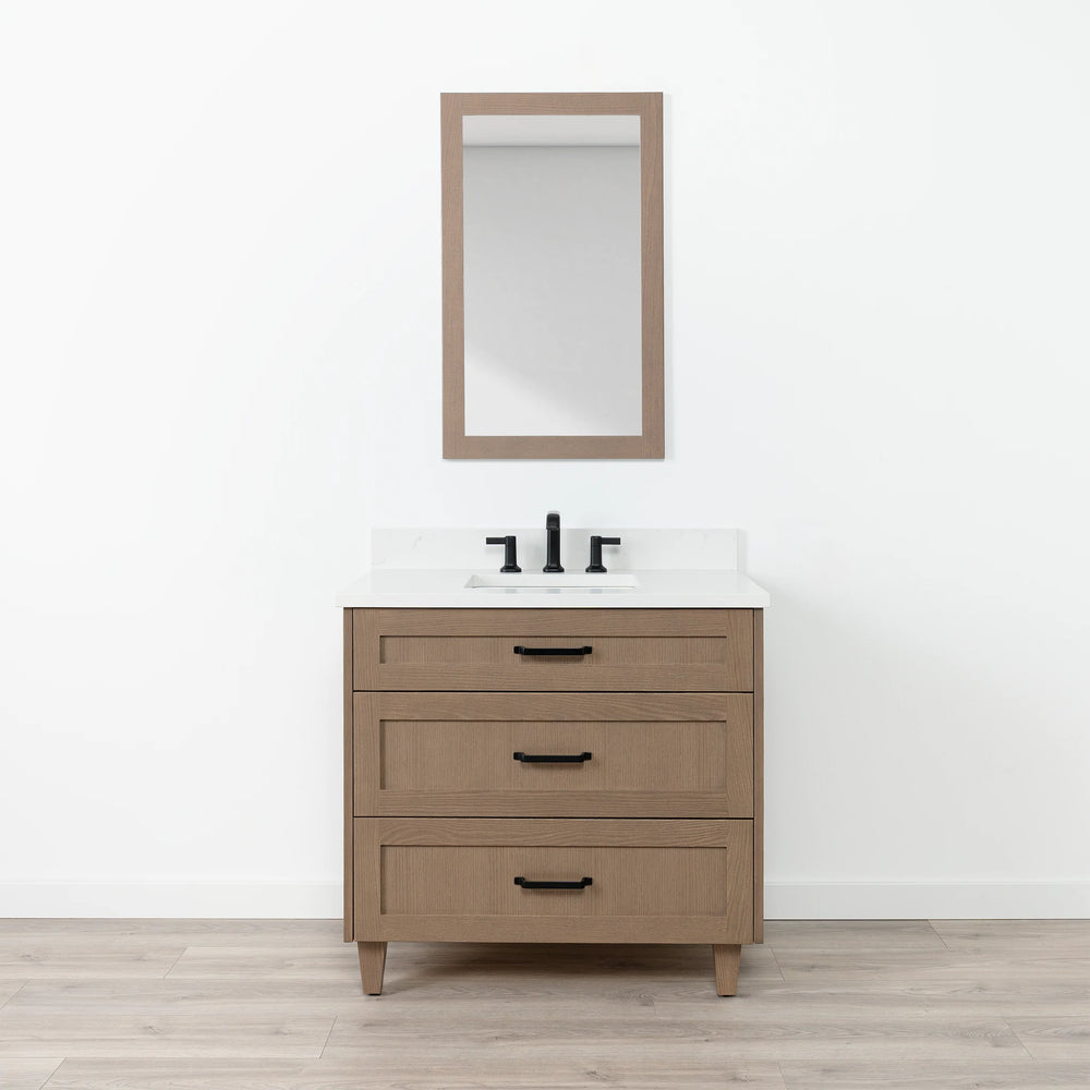 
                  
                    Bridgeport 36" Almond Coast Bathroom Vanity w/ Drawers
                  
                