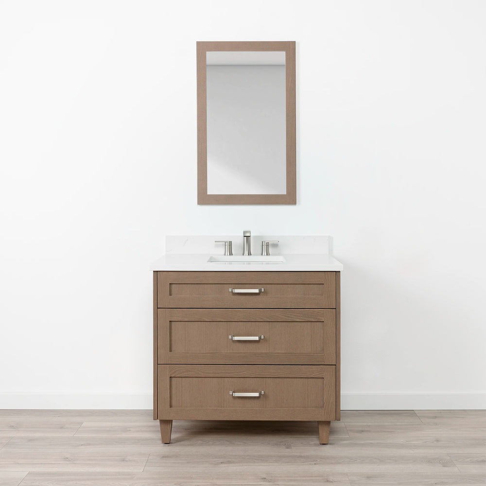 
                  
                    Bridgeport 36" Almond Coast Bathroom Vanity - All Drawers
                  
                