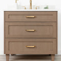 
                  
                    Bridgeport SLIM 36" Almond Coast Bathroom Vanity - All Drawers Teodor Bathroom Vanity Canada
                  
                