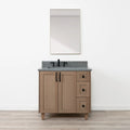 
                  
                    Bridgeport SLIM 36" Almond Coast Bathroom Vanity, Left Sink Teodor Bathroom Vanity Canada
                  
                