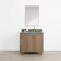 
                  
                    Bridgeport SLIM 36" Almond Coast Bathroom Vanity, Right Sink Teodor Bathroom Vanity Canada
                  
                