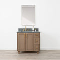 
                  
                    Bridgeport SLIM 36" Almond Coast Bathroom Vanity, Left Sink Teodor Bathroom Vanity Canada
                  
                