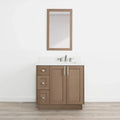 
                  
                    Bridgeport 36" Almond Coast Bathroom Vanity, Right Sink
                  
                