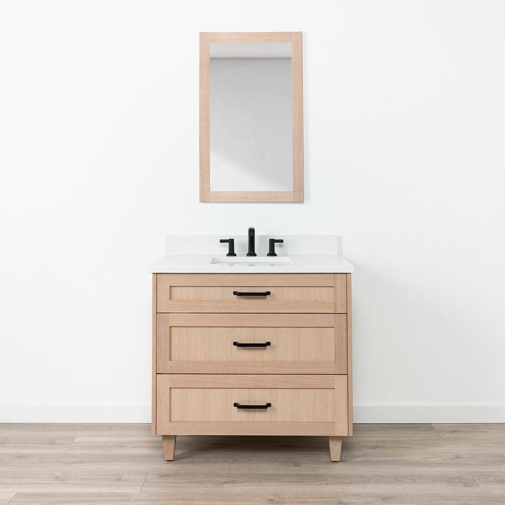 
                  
                    Bridgeport 36" White Oak Bathroom Vanity w/ Drawers
                  
                