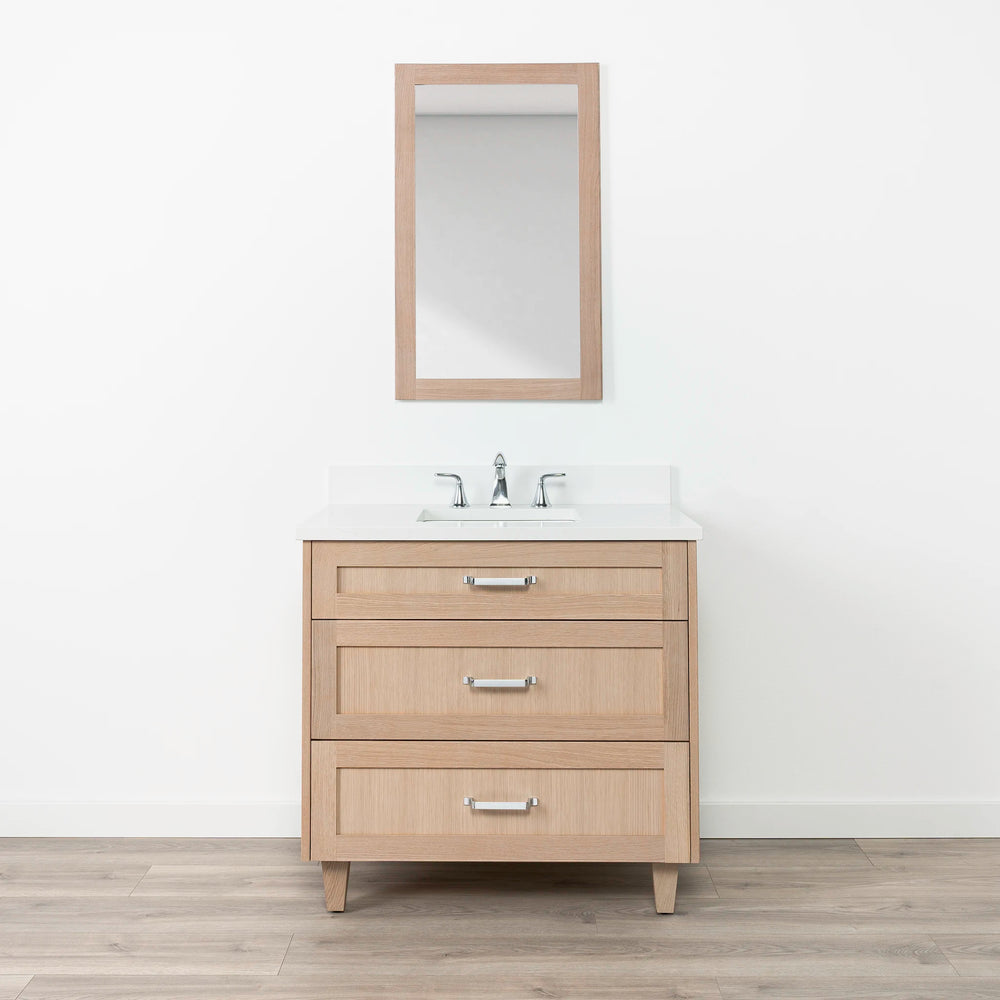 
                  
                    Bridgeport 36" White Oak Bathroom Vanity w/ Drawers
                  
                