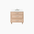 
                  
                    Bridgeport SLIM 36" White Oak Bathroom Vanity - All Drawers Teodor Bathroom Vanity Canada
                  
                