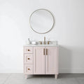 
                  
                    Bridgeport 36", Teodor® Champagne Pink Vanity, Right Sink Teodor Bathroom VanityCanada
                  
                