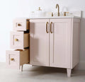 
                  
                    Bridgeport SLIM 36" Champagne Pink Bathroom Vanity, Right Sink Teodor Bathroom Vanity Canada
                  
                