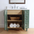 
                  
                    Bridgeport SLIM 36" Sage Green Bathroom Vanity, Left Sink Teodor Bathroom Vanity Canada
                  
                