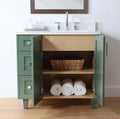 
                  
                    Bridgeport SLIM 36" Sage Green Bathroom Vanity, Right Sink Teodor Bathroom Vanity Canada
                  
                