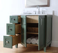 
                  
                    Bridgeport SLIM 36" Sage Green Bathroom Vanity, Right Sink Teodor Bathroom Vanity Canada
                  
                