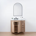 
                  
                    Bridgeport 36", Teodor® White Oak Vanity, Left Sink Teodor Bathroom VanityCanada
                  
                