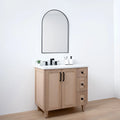 
                  
                    Bridgeport 36", Teodor® White Oak Vanity, Left Sink Teodor Bathroom VanityCanada
                  
                