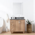 
                  
                    Bridgeport 36", Teodor® White Oak Vanity, Right Sink Teodor Bathroom VanityCanada
                  
                