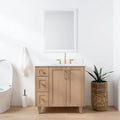 
                  
                    Bridgeport 36", Teodor® White Oak Vanity, Right Sink Teodor Bathroom VanityCanada
                  
                