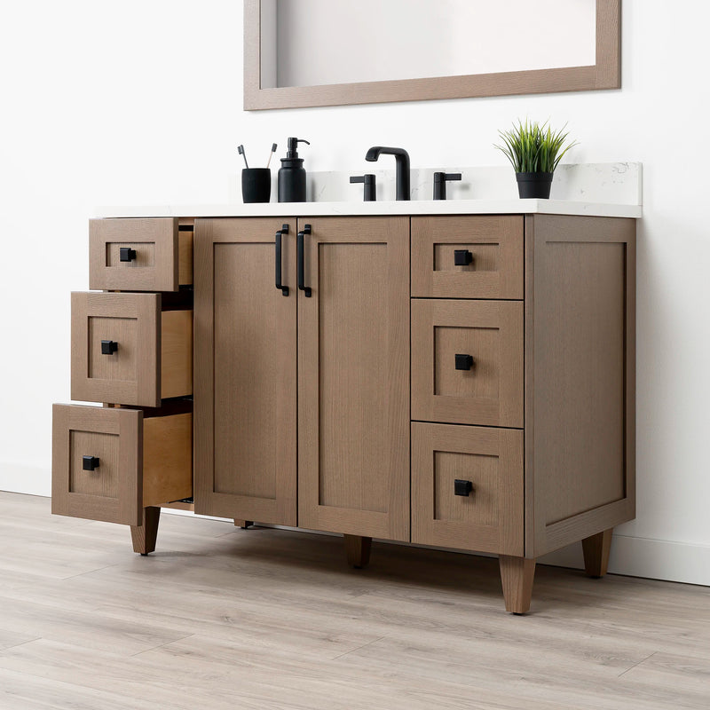 Bridgeport 48" Almond Coast Bathroom Vanity