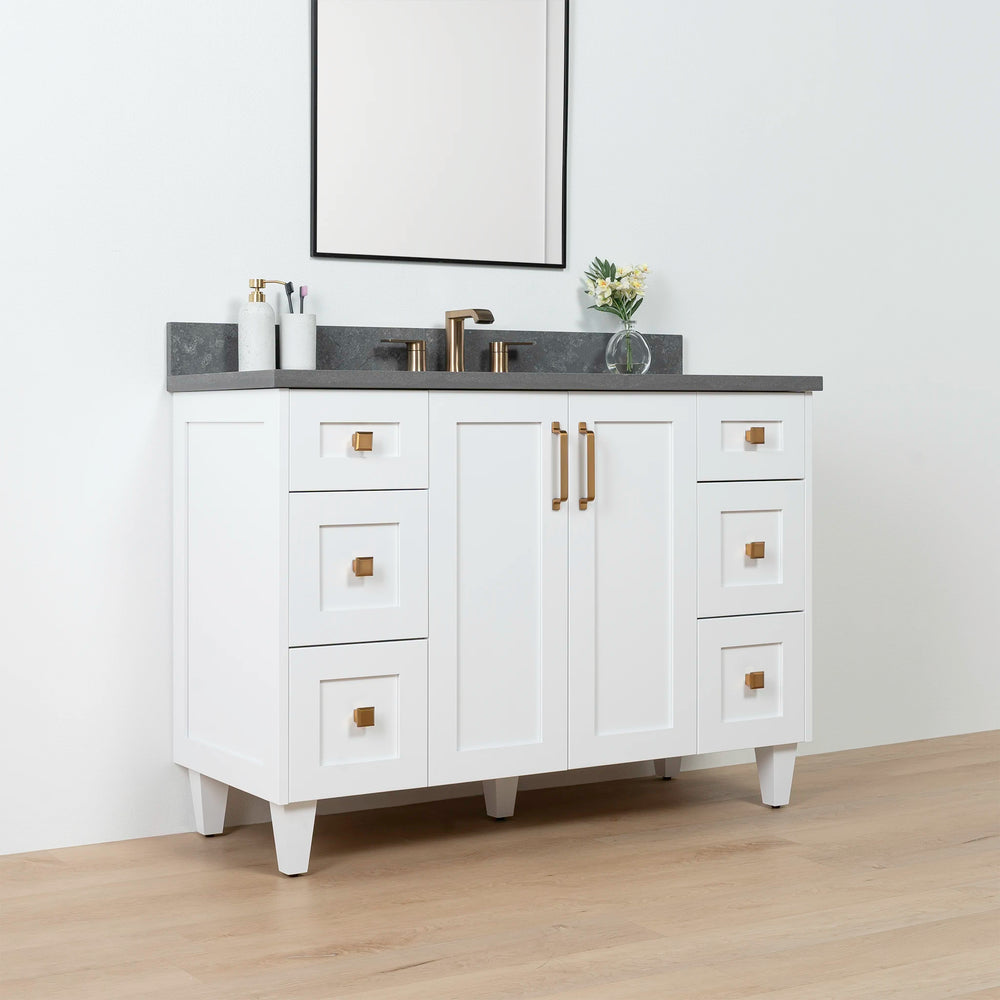 
                  
                    Bridgeport SLIM 48" Satin White Bathroom Vanity
                  
                