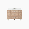 
                  
                    Bridgeport SLIM 48" White Oak Bathroom Vanity - All Drawers Teodor Bathroom Vanity Canada
                  
                