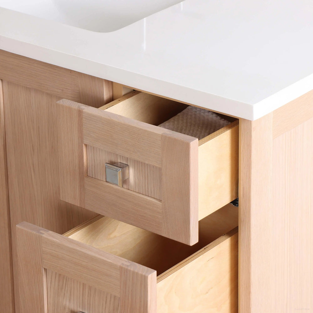 
                  
                    Bridgeport 48" White Oak Bathroom Vanity
                  
                
