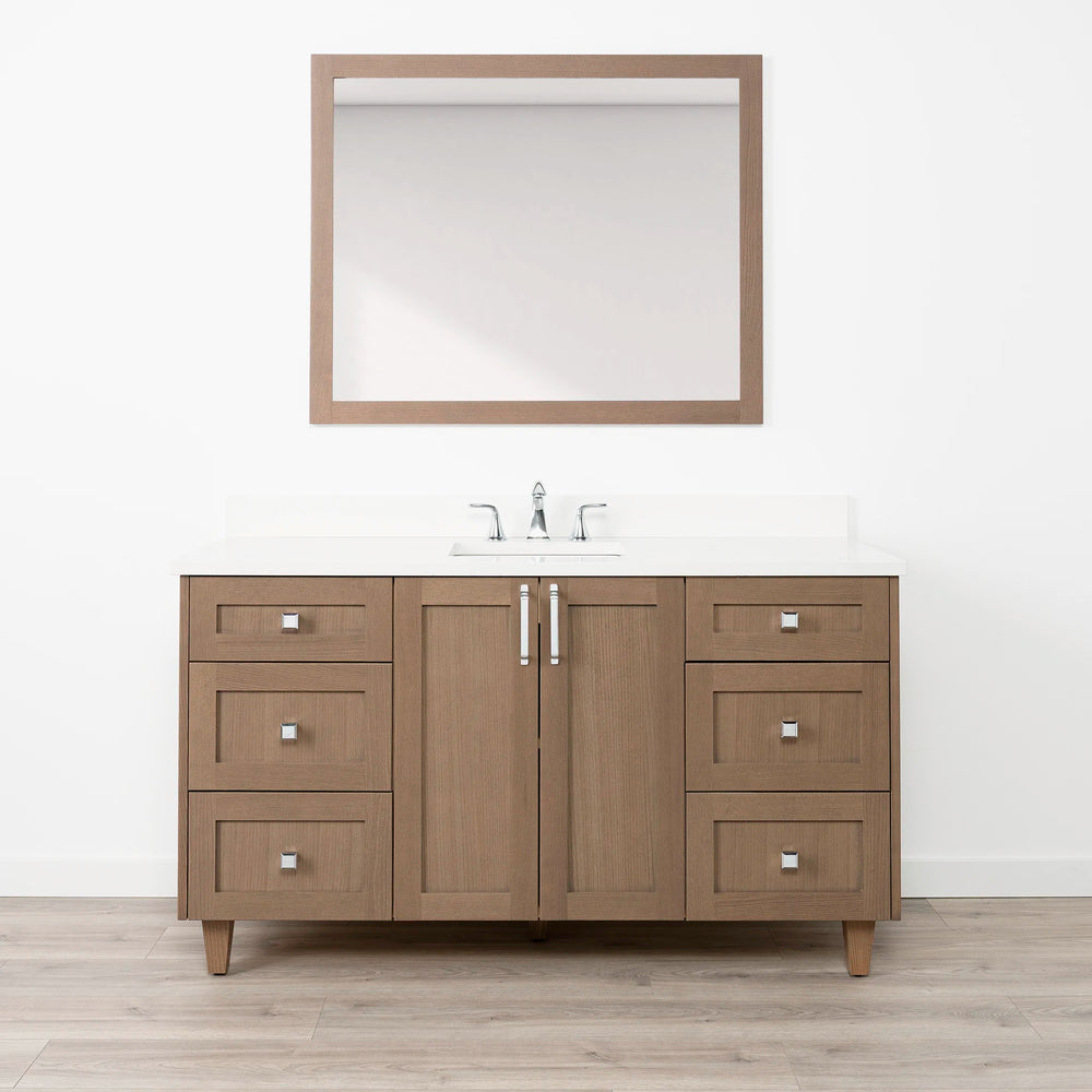 
                  
                    Bridgeport 60" Almond Coast Bathroom Vanity
                  
                