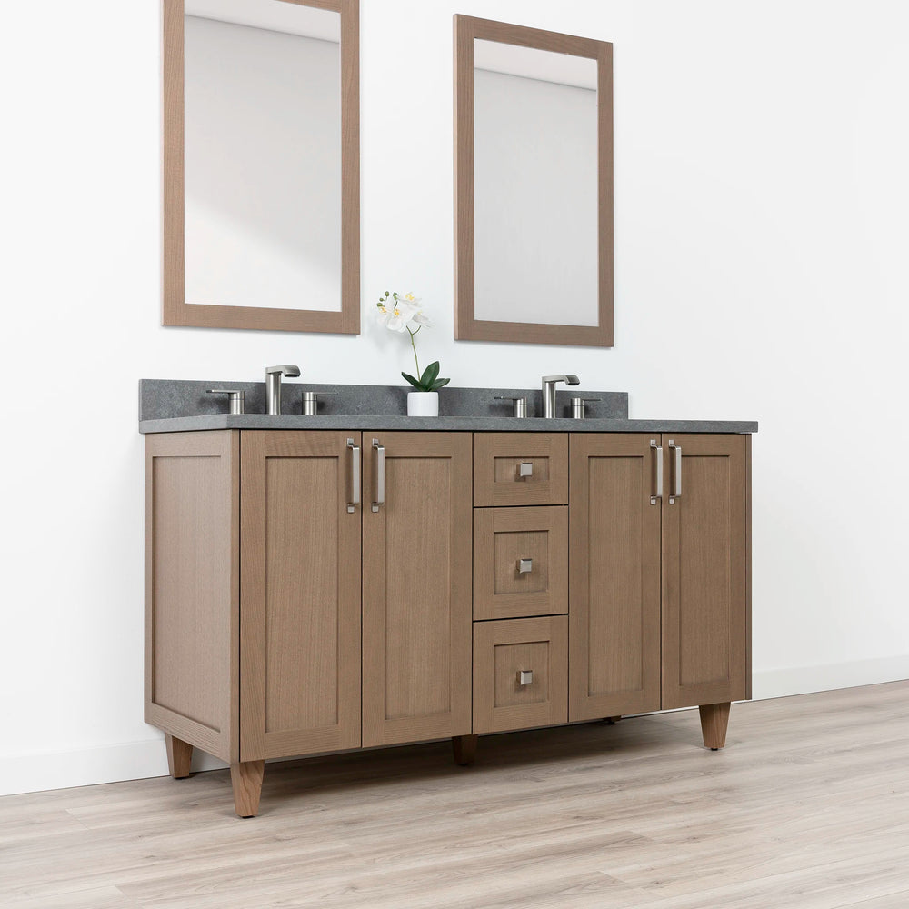 
                  
                    Bridgeport 60" Almond Coast Bathroom Vanity, Double Sink
                  
                