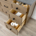 
                  
                    Bridgeport 60" Almond Coast Bathroom Vanity - All Drawers
                  
                