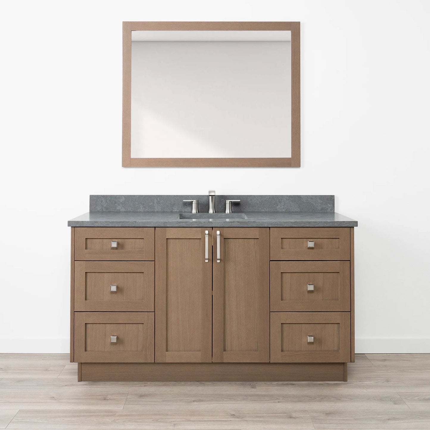 
                  
                    Bridgeport 60" Almond Coast Bathroom Vanity - All Drawers
                  
                
