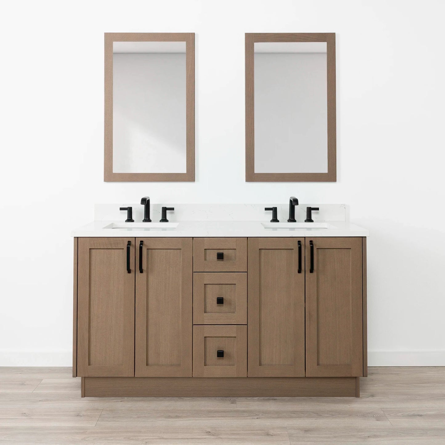 
                  
                    Bridgeport 60" Almond Coast Bathroom Vanity, Double Sink
                  
                