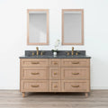 
                  
                    Bridgeport SLIM 60" White Oak Bathroom Vanity, Double Sink - All Drawers Teodor Bathroom Vanity Canada
                  
                