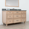 
                  
                    Bridgeport SLIM 60" White Oak Bathroom Vanity - All Drawers Teodor Bathroom Vanity Canada
                  
                