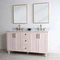 
                  
                    Bridgeport SLIM 60" Champagne Pink Bathroom Vanity, Double Sink Teodor Bathroom Vanity Canada
                  
                
