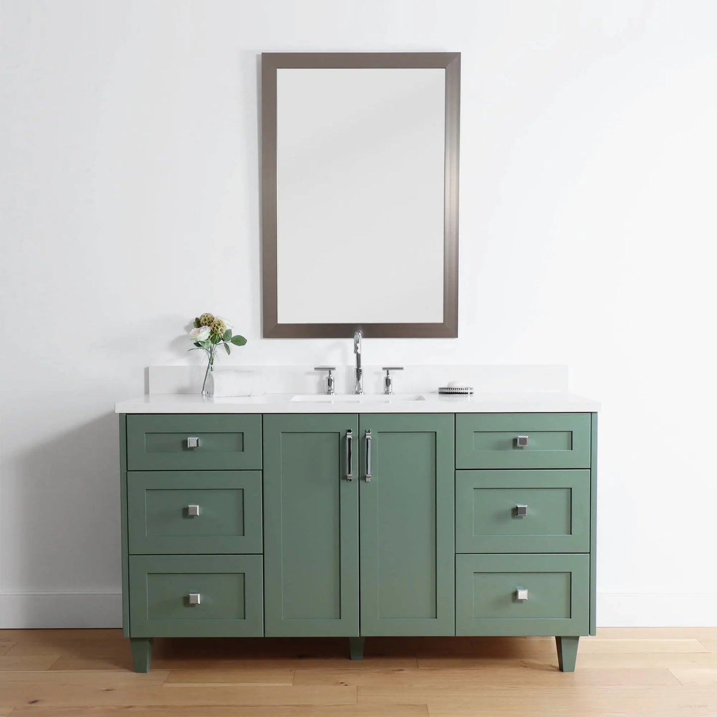 Bridgeport 60", Teodor® Sage Green Vanity Teodor Bathroom VanityCanada