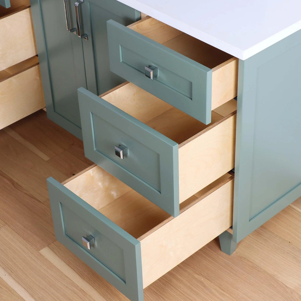 
                  
                    Bridgeport 60" Sage Green Bathroom Vanity
                  
                