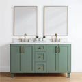 
                  
                    Bridgeport 60", Teodor® Sage Green Vanity, Double Sink Teodor Bathroom VanityCanada
                  
                