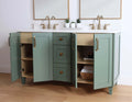 
                  
                    Bridgeport SLIM 60" Sage Green Bathroom Vanity, Double Sink Teodor Bathroom Vanity Canada
                  
                