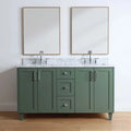 
                  
                    Bridgeport SLIM 60" Sage Green Bathroom Vanity, Double Sink Teodor Bathroom Vanity Canada
                  
                