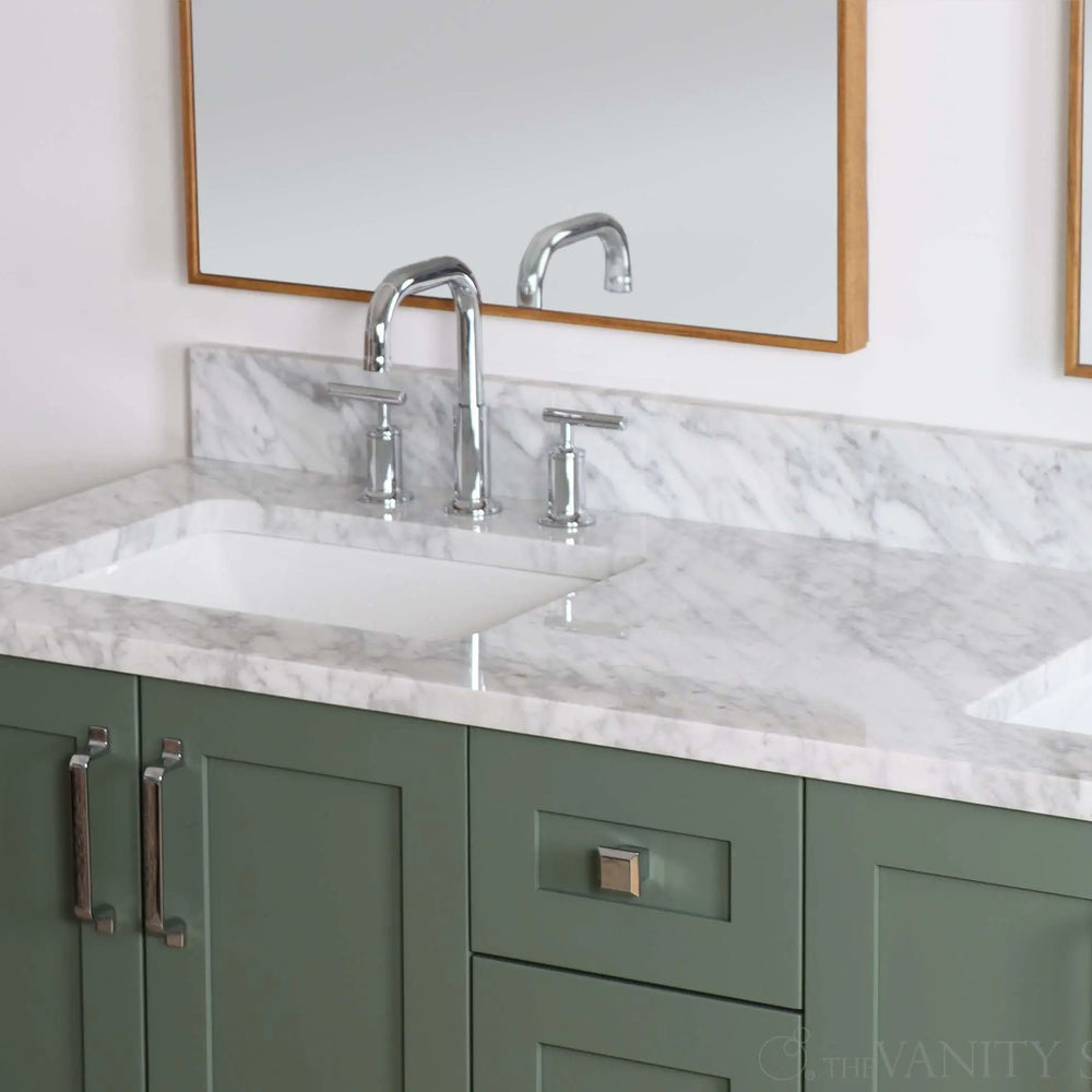 
                  
                    Bridgeport 60" Sage Green Bathroom Vanity, Double Sink
                  
                