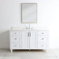 
                  
                    Bridgeport 60" Satin White Bathroom Vanity
                  
                