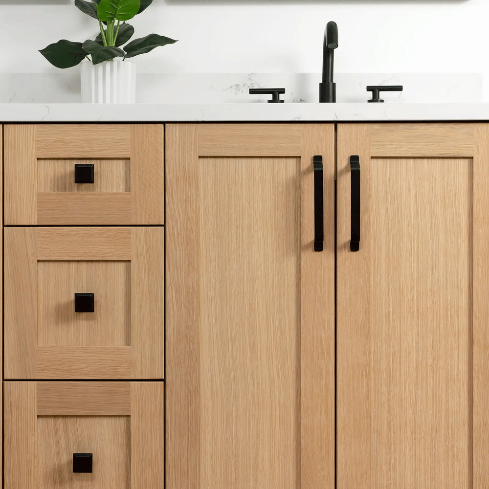 
                  
                    Bridgeport 60", Teodor® White Oak Vanity, Double Sink Teodor Bathroom VanityCanada
                  
                