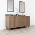 
                  
                    Bridgeport SLIM 72" Almond Coast Bathroom Vanity, Double Sink Teodor Bathroom Vanity Canada
                  
                