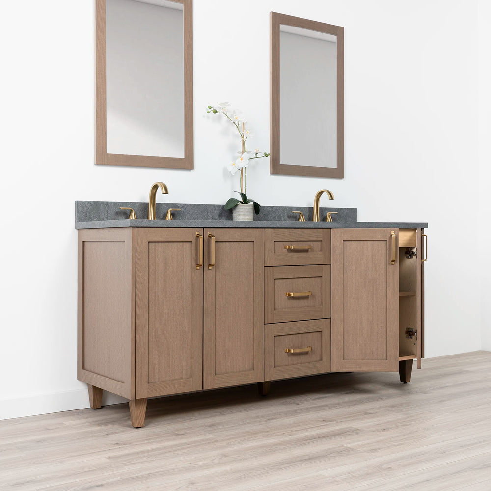 
                  
                    Bridgeport 72" Almond Coast Bathroom Vanity, Double Sink
                  
                